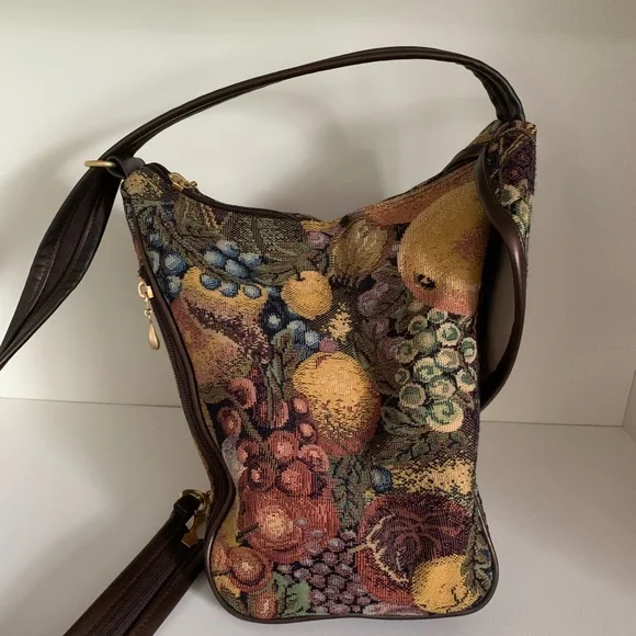 Vintage brocade purse backpack 2 in 1 - Picture 5 of 16